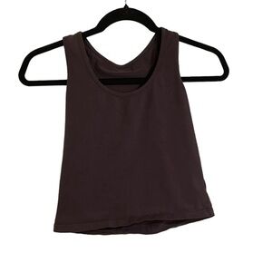 Amazon | Gray Crop Tank Top | Size Large